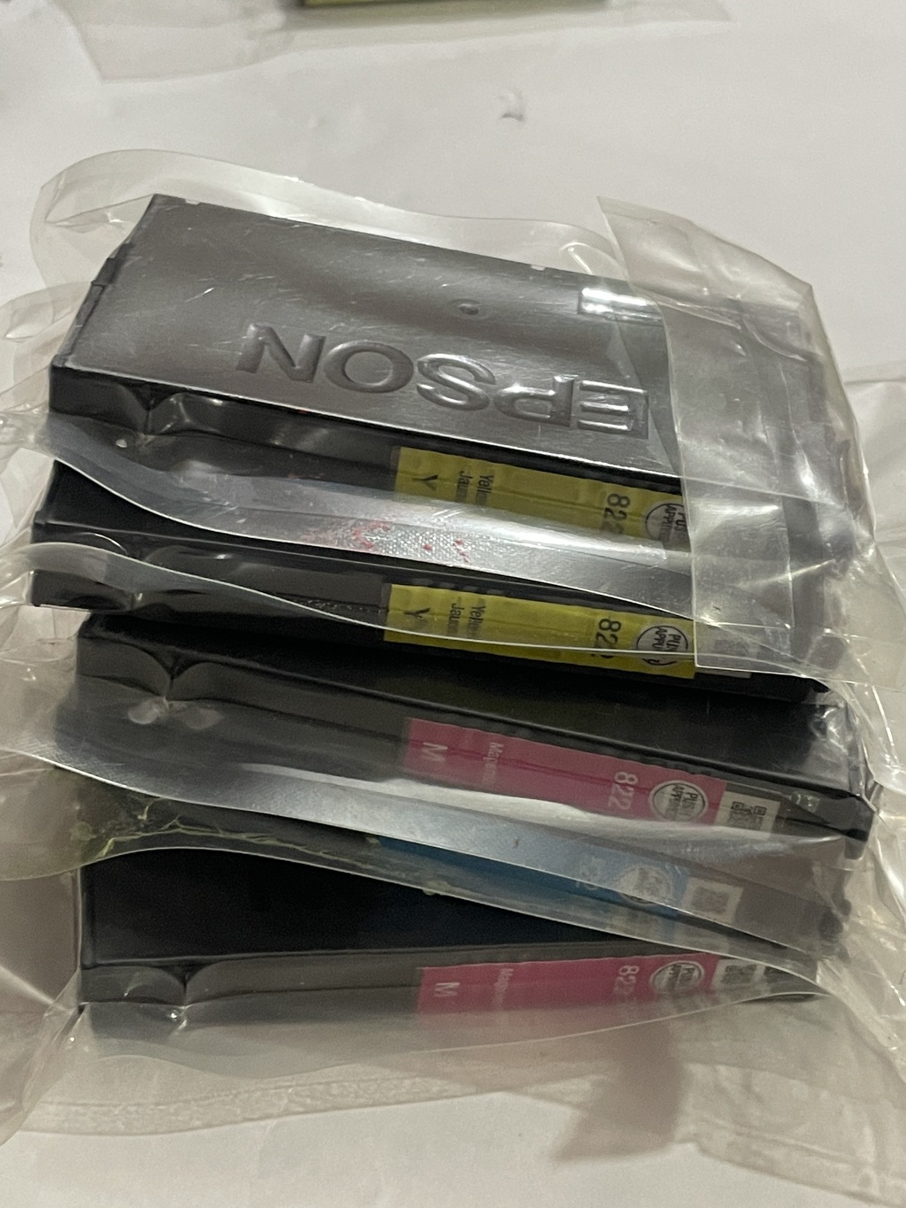 Epson 822 Cyan, Magenta & Yellow Ink Cartridges