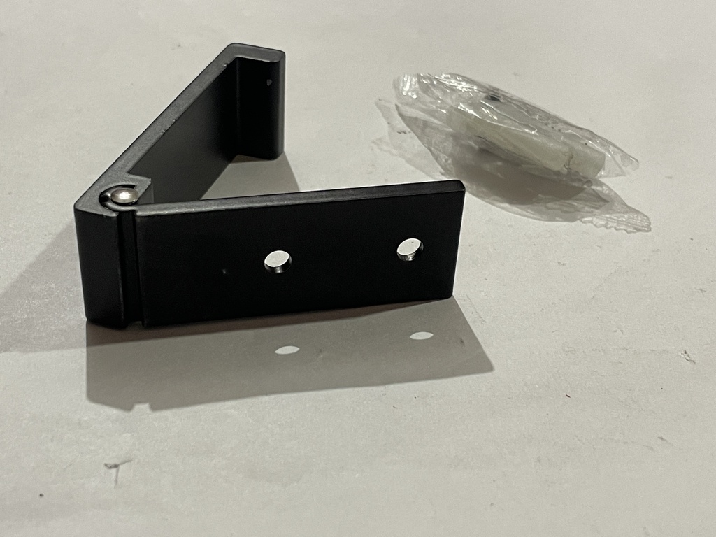 Black Folding Shelf Bracket with Mounting Hardware