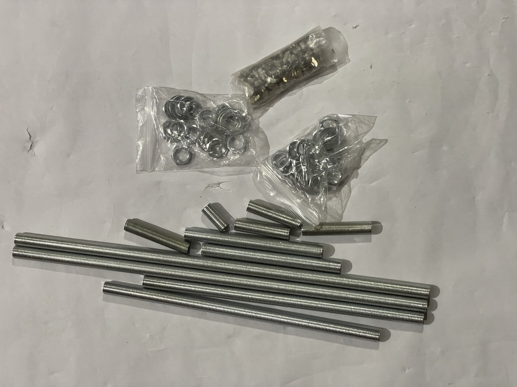 Assorted Silver Metal Fasteners