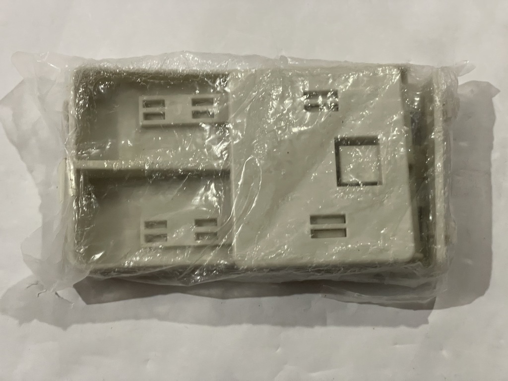 White Electrical Wall Plate