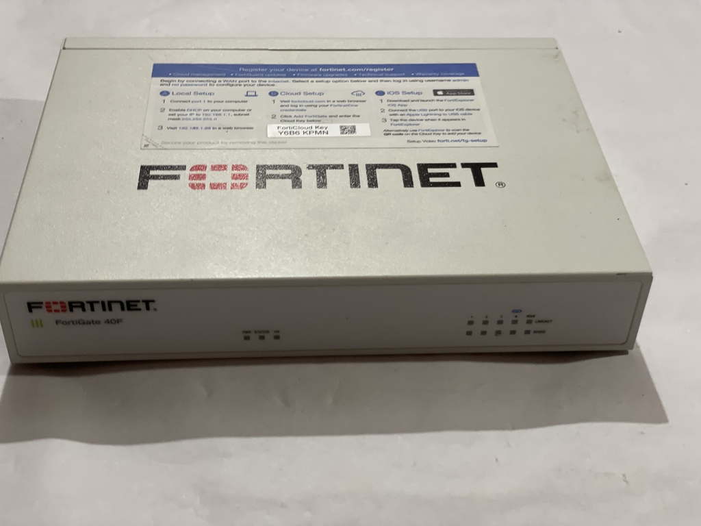 Fortinet FortiGate 40F Security Appliance