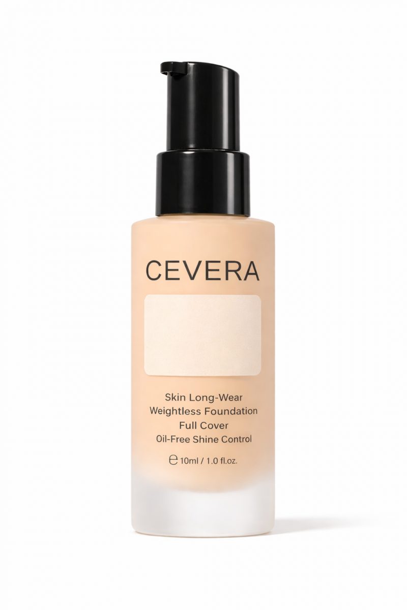 CEVERA Weightless Long-Wear Liquid Foundation – Full Coverage & Oil-Free Shine Control