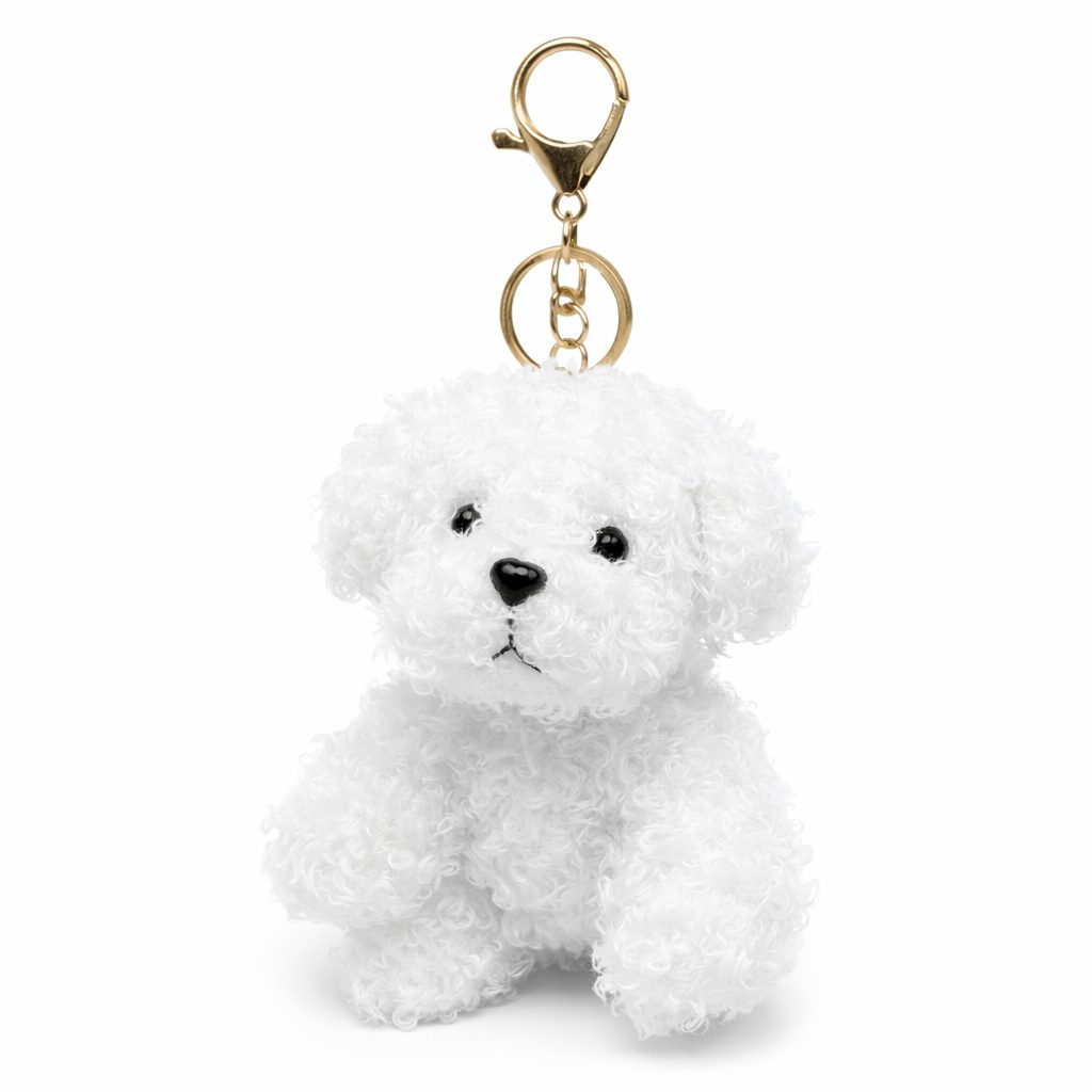 Cute Plush Teddy Bear Keychain – Soft & Adorable Bag Charm