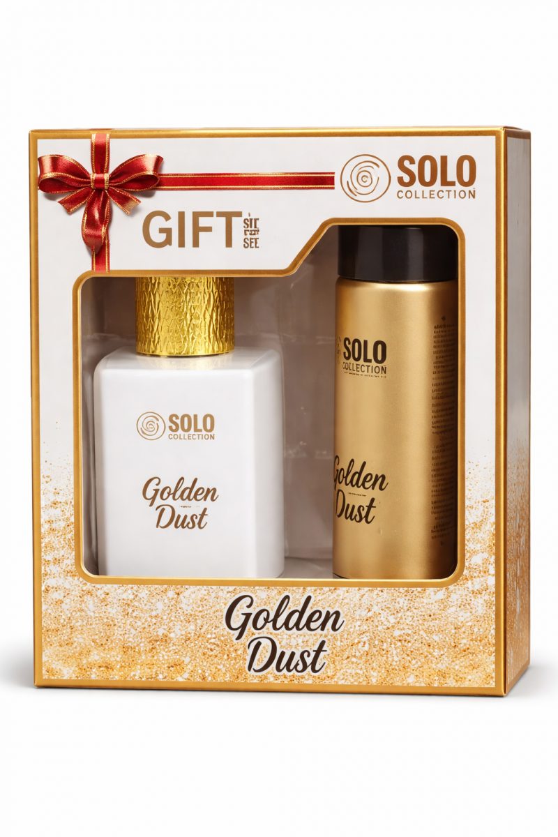 Solo Collection Golden Dust Gift Set for Men – Eau de Toilette + Body Spray