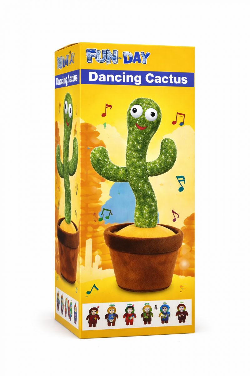 Dancing Cactus Toy with Music & Mimic Voice – Interactive Fun Toy