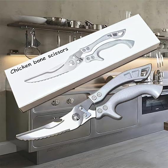 Professional Poultry Shears – Heavy-Duty Kitchen Scissors for Chicken, Meat & Bone Cutting, Multi-Purpose Food Shears