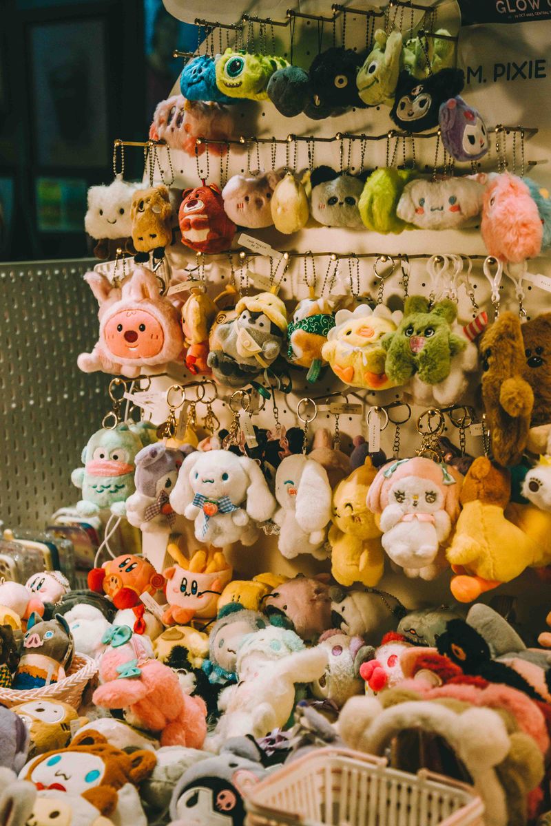Cute Plush Teddy Bear Keychain – Soft & Adorable Bag Charm