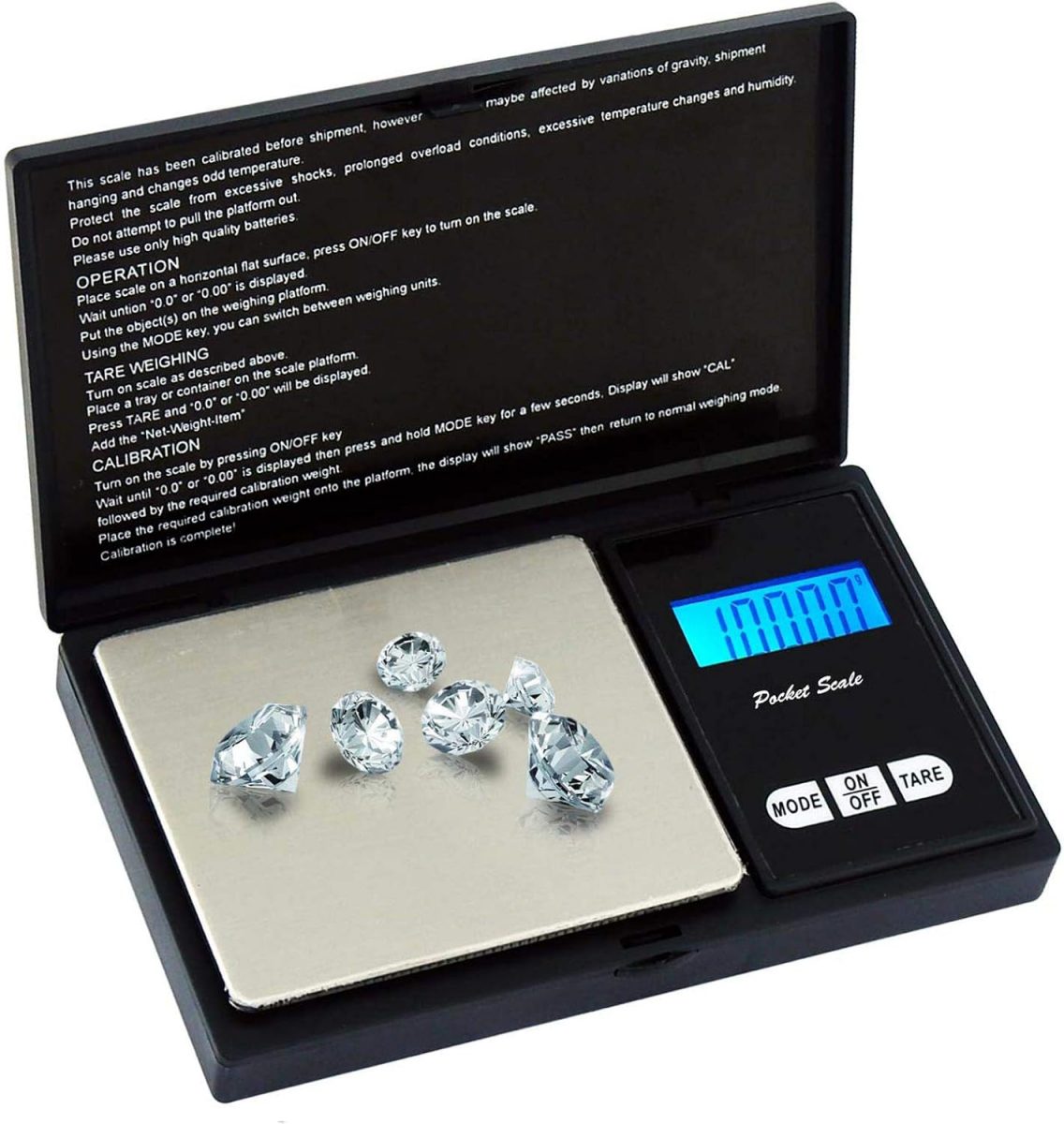 Pocket Digital Jewelry Scale 100g × 0.01g – Ultra-Precise Gold & Gem Weighing Balance